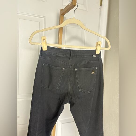 DL1961 Size 29 Emma 360 Skinny Ankle Black Denim High Waist Grunge - Picture 10 of 13